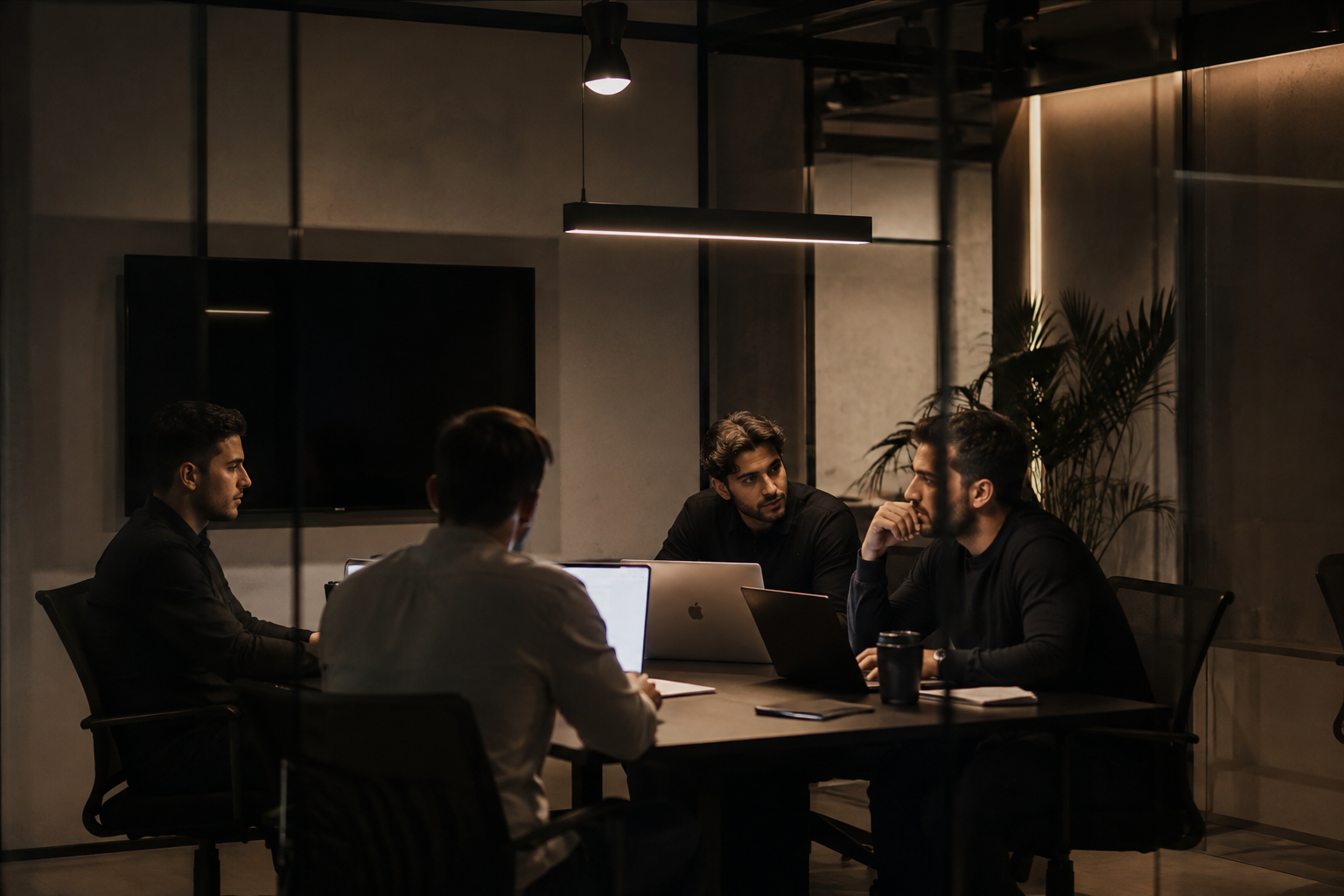 Beirut Web team in a strategy session